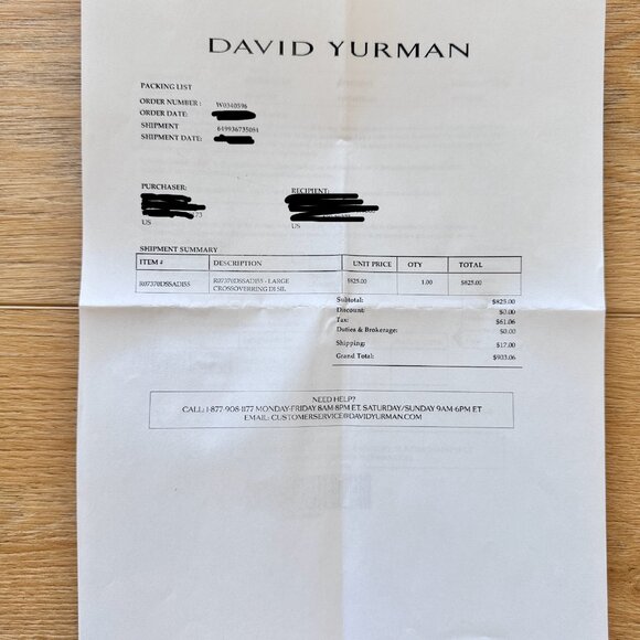 David Yurman Crossover Ring in Sterling Silver with Pavé Diamonds - Picture 7 of 7